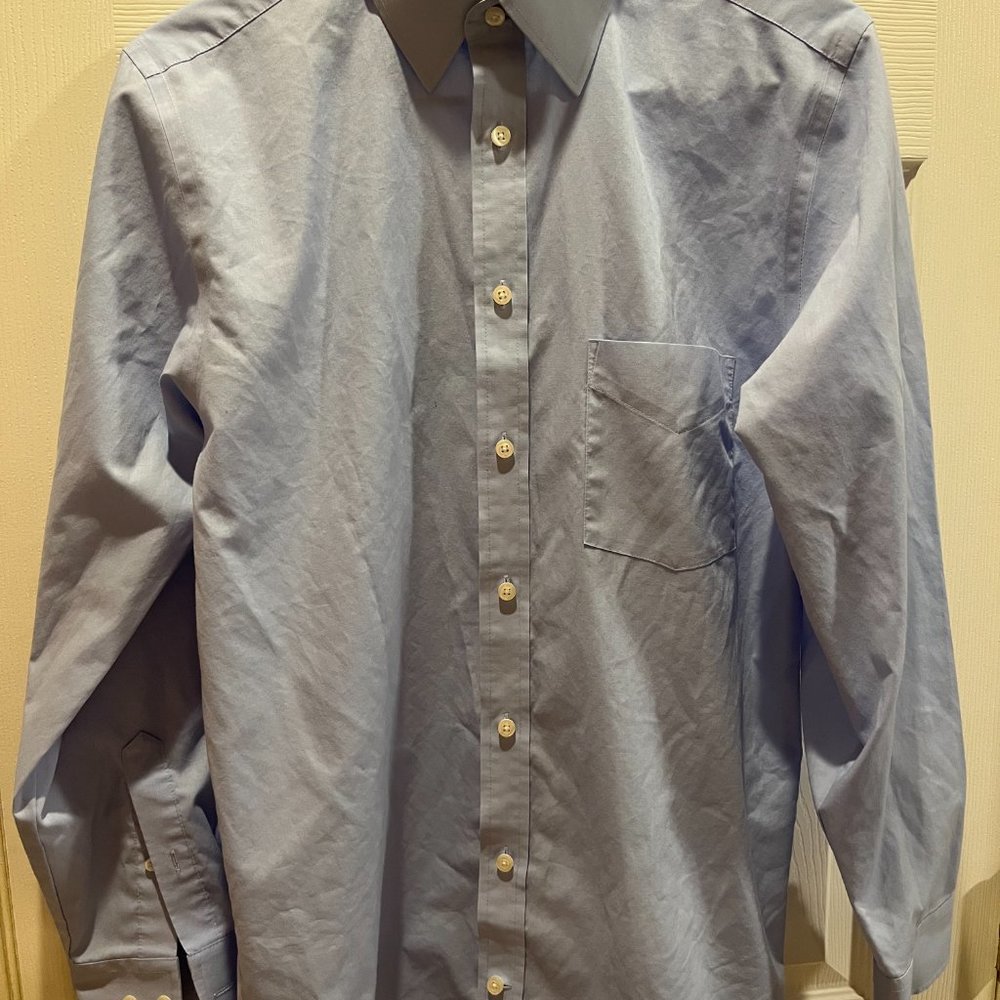 Men's Dress Shirt Stafford Travel Regular Fit